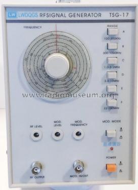 RF Signal Generator TSG-17; Longwei Instrument (ID = 2515029) Equipment