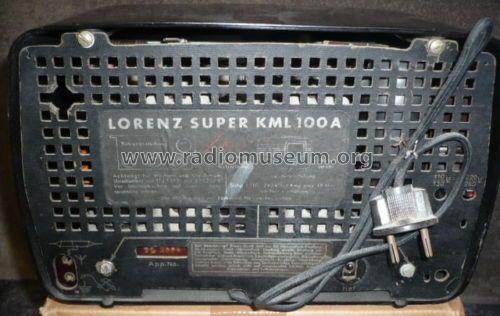 Super KML 100A; Lorenz; Berlin, (ID = 2040250) Radio