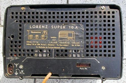 10A; Lorenz; Berlin, (ID = 94981) Radio