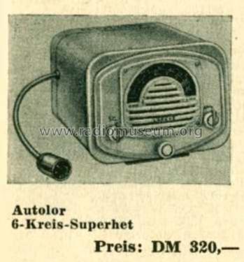Autolor ; Lorenz; Berlin, (ID = 515389) Car Radio