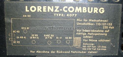 Comburg ; Lorenz; Berlin, (ID = 1168219) Radio