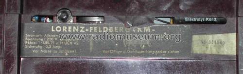 Feldberg KM; Lorenz; Berlin, (ID = 58072) Radio