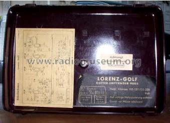 Golf 9005; Lorenz; Berlin, (ID = 44959) Radio