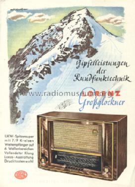 Grossglockner ; Lorenz; Berlin, (ID = 465077) Radio