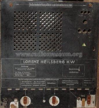 Heilsberg KW; Lorenz; Berlin, (ID = 11003) Radio