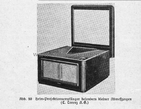 Heim-Projektionsempfänger ; Lorenz; Berlin, (ID = 1104041) Television