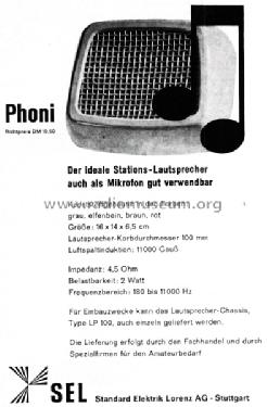 Phoni ; Lorenz; Berlin, (ID = 426602) Altavoz-Au