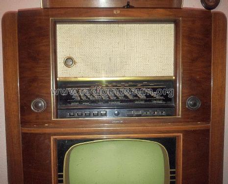 Video Recordophone Schrank K Ch= T22 und Weltspiegel 53K; Lorenz; Berlin, (ID = 2388190) TV-Radio