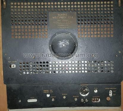 Video Recordophone Schrank K Ch= T22 und Weltspiegel 53K; Lorenz; Berlin, (ID = 2388192) TV Radio