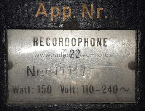 Video Recordophone Schrank K Ch= T22 und Weltspiegel 53K; Lorenz; Berlin, (ID = 2388195) TV Radio