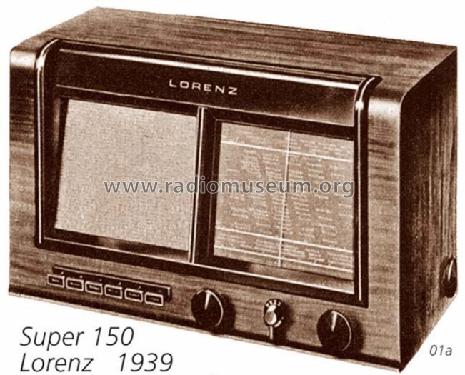 Super 150W/II; Lorenz; Berlin, (ID = 707954) Radio
