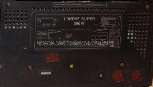 Super 200W; Lorenz; Berlin, (ID = 3816) Radio