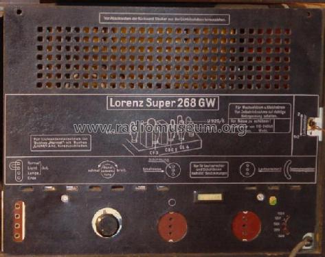 Super 268GW; Lorenz; Berlin, (ID = 4173) Radio