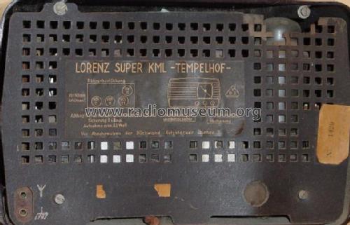 Tempelhof I B11; Lorenz; Berlin, (ID = 3491) Radio