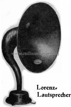 Lautsprecher ; Lorenz; Berlin, (ID = 1621329) Speaker-P