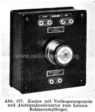 Verlängerungsspule und Abstimmkondensator ; Lorenz; Berlin, (ID = 2529460) mod-pre26