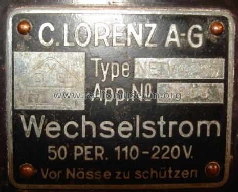 Völkerbund 2 NETV429W; Lorenz; Berlin, (ID = 2050200) Radio