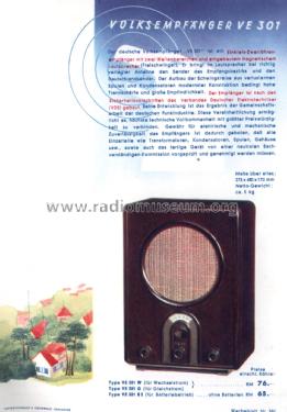 Volksempfänger VE301W; Lorenz; Berlin, (ID = 1793947) Radio