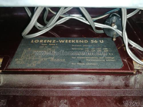 Weekend 56U Type 9002; Lorenz; Berlin, (ID = 2763907) Radio