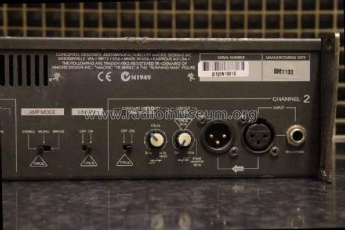 FR Series Professional Power Amplifier M800; LOUD Technologies, (ID = 1693088) Verst/Mix