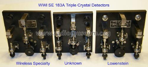 Crystal Detector SE-183-A; Lowenstein Radio (ID = 1341891) Radio part