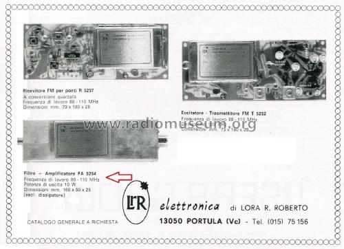 Filtro + Amplificatore RF PA 5254; LrR Elettronica di (ID = 2750495) RF-Ampl.