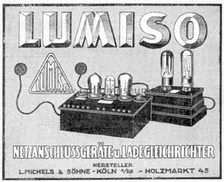 Netzanschluss-Gerät N 27; Lumiso, Ludwig (ID = 837777) Power-S