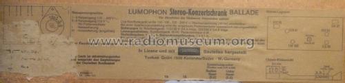 Ballade ; Lumophon, Bruckner & (ID = 2487658) Radio