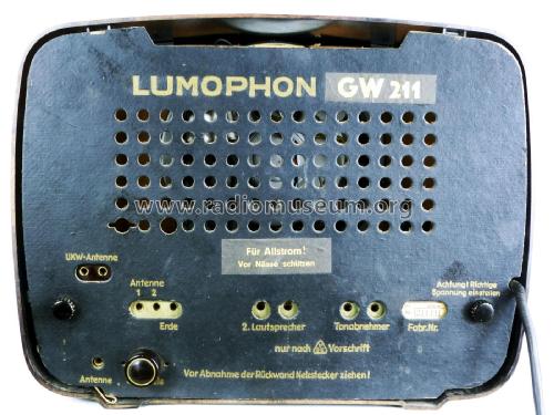 GW211; Lumophon, Bruckner & (ID = 2941661) Radio