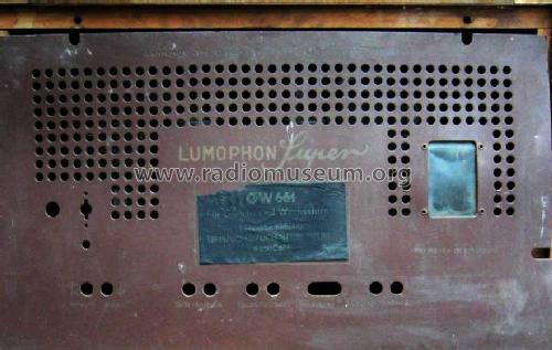 GW661; Lumophon, Bruckner & (ID = 940378) Radio