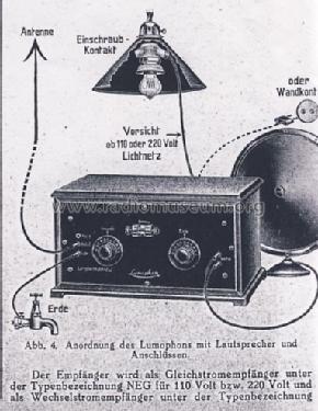 NEW 220 V; Lumophon, Bruckner & (ID = 1129949) Radio