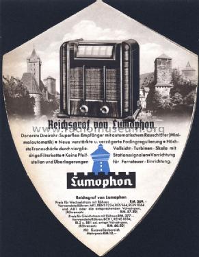 Reichsgraf GD360; Lumophon, Bruckner & (ID = 988139) Radio