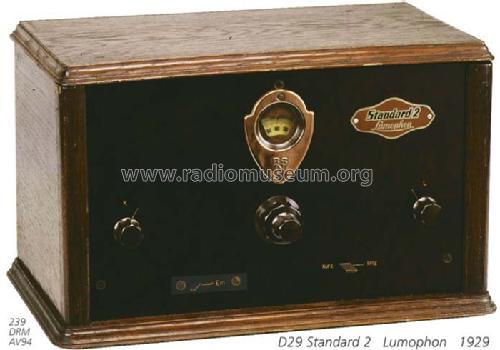 Standard 2 D29; Lumophon, Bruckner & (ID = 440) Radio