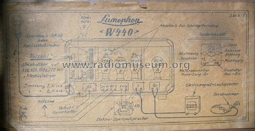 W440 ; Lumophon, Bruckner & (ID = 1077320) Radio