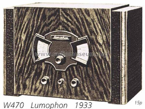 W470; Lumophon, Bruckner & (ID = 708132) Radio