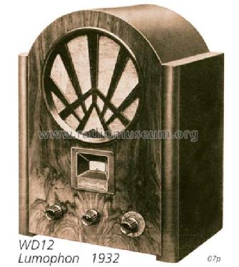 WD12; Lumophon, Bruckner & (ID = 446) Radio