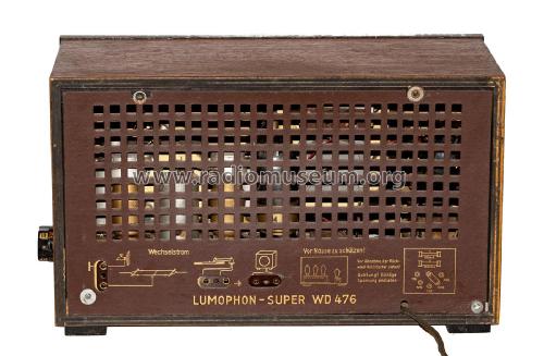 WD476; Lumophon, Bruckner & (ID = 2930304) Radio