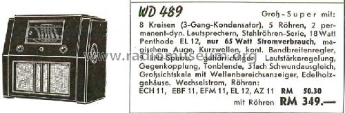 WD489; Lumophon, Bruckner & (ID = 1389606) Radio