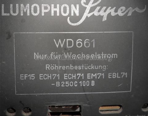 WD661; Lumophon, Bruckner & (ID = 2136483) Radio