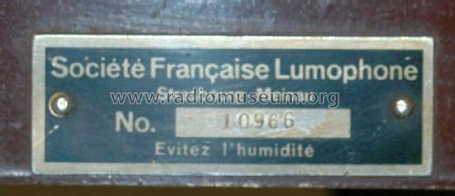 100A; Lumophone France; (ID = 2466896) Radio