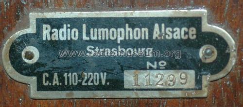 2A; Lumophone France; (ID = 2466924) Radio