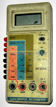 Digital Multimeter DM-6011A; Lutron; Taipei (ID = 1042681) Equipment