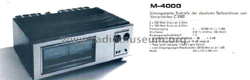 M-4000; Luxman, Lux Corp.; (ID = 579942) Ampl/Mixer