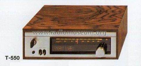 Solid State AM-FM Stereo Tuner T-550; Luxman, Lux Corp.; (ID = 575981) Radio