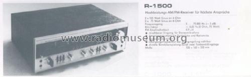 R1500; Luxman, Lux Corp.; (ID = 2580885) Radio
