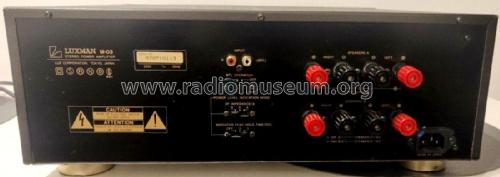 Stereo Power Amplifier M-03; Luxman, Lux Corp.; (ID = 2601421) Ampl/Mixer
