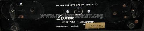 West Side Selektomat B4673 Series 2; Luxor, Helsinki - (ID = 1280243) Radio