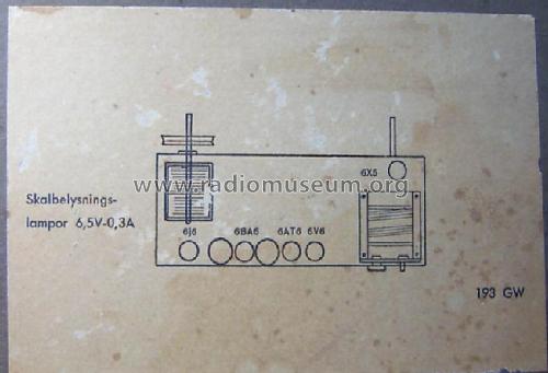 193GW; Luxor Radio AB; (ID = 1053636) Radio