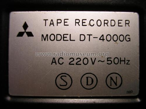 Cassette Tape Recorder DT-4000G; Luxor Radio AB; (ID = 2065161) Sonido-V