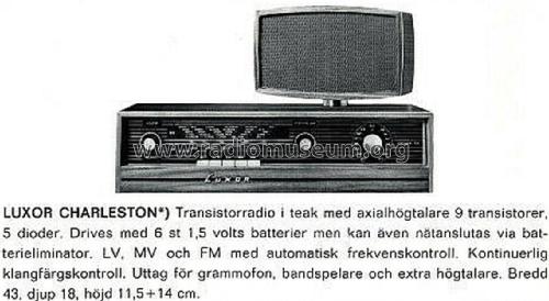 Charleston ; Luxor Radio AB; (ID = 2456154) Radio